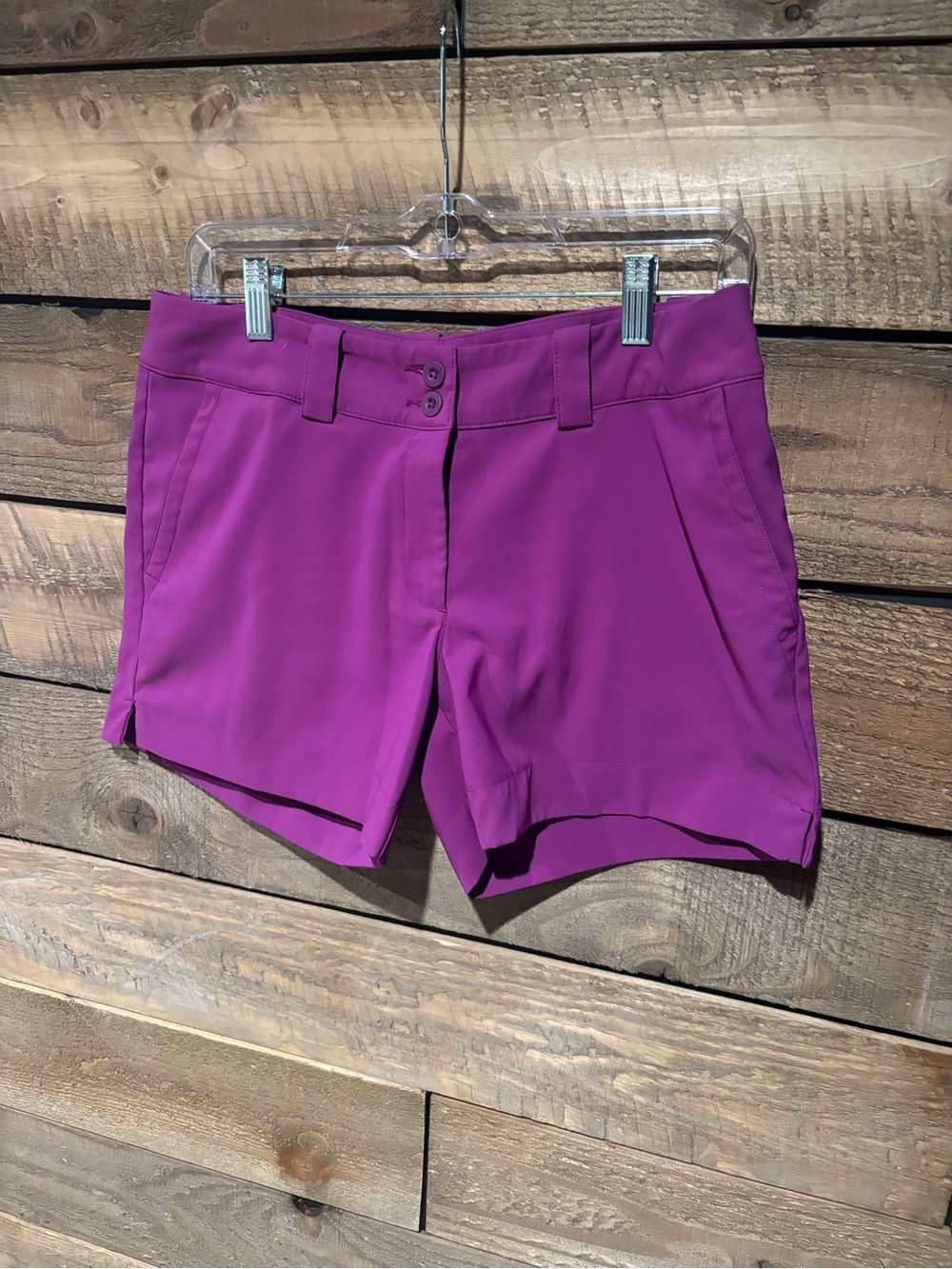 Nike Women's Golf Dri-Fit Shorts - Purple